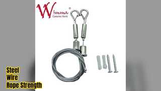 Cuerdas de alambre de acero de trabajo pesado