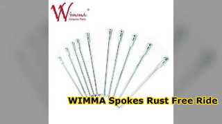 Juego de radios de motocicleta WIMMA plateado delantero trasero