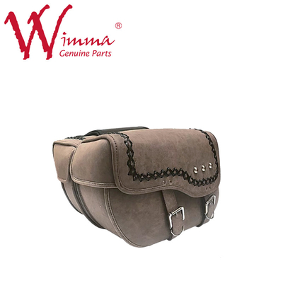 Compitiendo con la PU del bolso de la silla de montar del lado de la motocicleta cubra con cuero para los accesorios de las piezas
