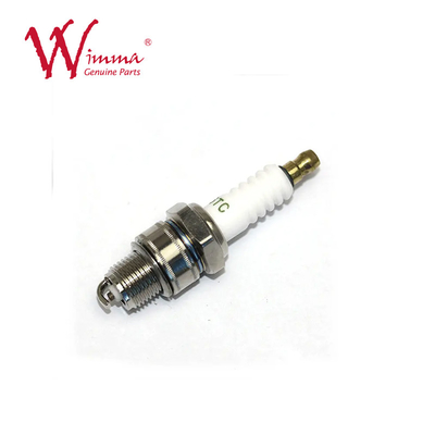 Componentes del motor de bujías de motocicleta única con encendido por iridio OEM E6TC / BP6HS / W6BC