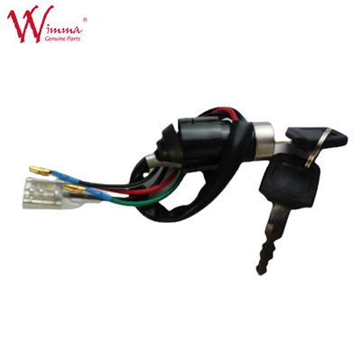 Conjunto de interruptores de encendido de motocicleta para JH70 Presione el botón 4 cables con 2 teclas Buena calidad