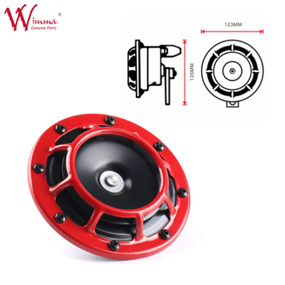 Horno de altavoz de motocicleta Super fuerte Grill de tono de explosión montaje 12v Horno eléctrico 4ω Negro