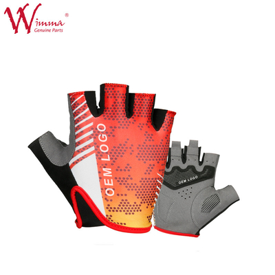Guantes de motocicleta para montar en bicicleta de poliéster personalizado
