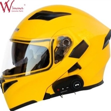 Casco de cara completa para motocicleta bicicleta electrónica a prueba de viento a prueba de niebla con ventiladores ajustables