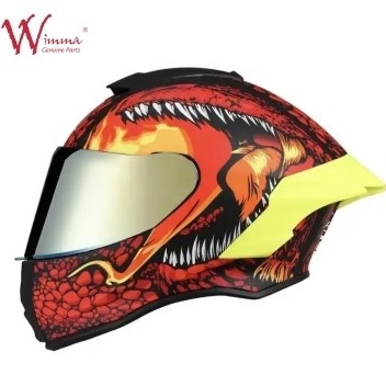 Casco de motocicleta de cara completa Logotipo personalizado ECE 22 06 de alta calidad DOT certificado 709S nuevo estilo de venta caliente