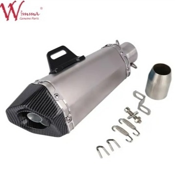 Silenciador para el tubo de escape de la motocicleta 51mm Para el rendimiento del sistema de escape Mejora de los efectos de sonido Reducción de peso