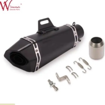 Silenciador para el tubo de escape de la motocicleta 51mm Para el rendimiento del sistema de escape Mejora de los efectos de sonido Reducción de peso