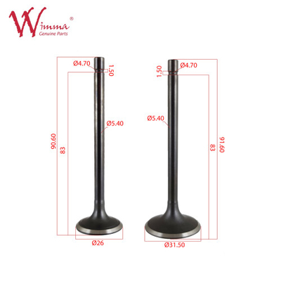 Valva de admisión y control de escape TX150GY de alta calidad
