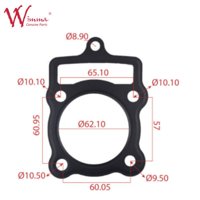 Bloque de cilindro del motor de motocicleta Kit de cilindro de motocicleta ATV CG150 Aleación de aluminio
