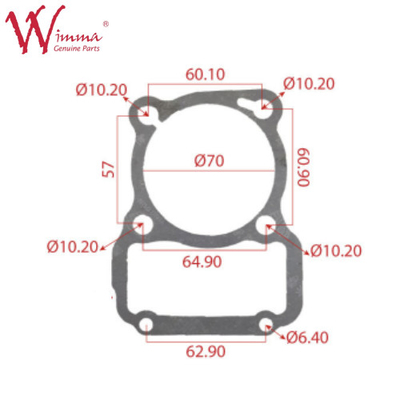 Bloque de cilindro del motor de motocicleta Kit de cilindro de motocicleta ATV CG150 Aleación de aluminio