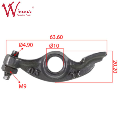 El motor de motocicleta tiene un brazo para el motor XY125VB ((2008)