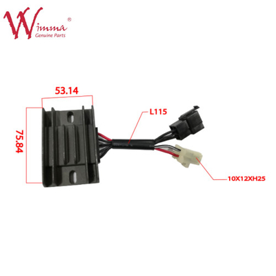 Rectificador de regulador de motocicleta Negro Color buena calidad QM200GY