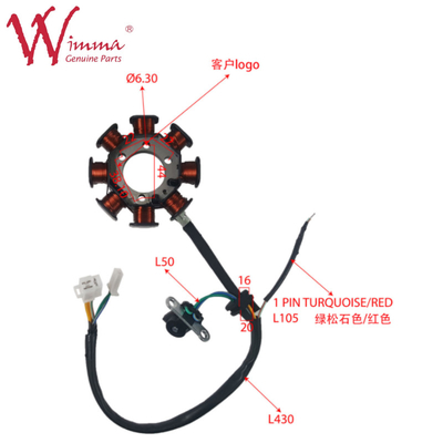 Motocicleta Stator magnético bobina Stator Comp piezas eléctricas CB1125 chino Wimma