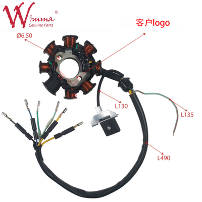 Componentes eléctricos de la bobina del estator magnético de la motocicleta