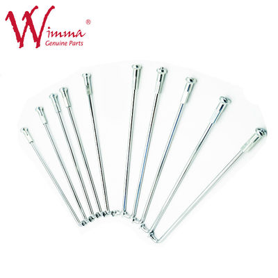 Set de radios de motocicleta con pezones A9G Roda delantera trasera Radios de plata WIMMA